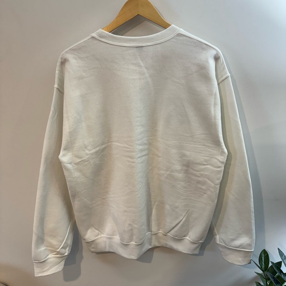 University Of Pennsylvania Crewneck Sweatshirt, White, Adult Sz Medium - Picture 6 of 6